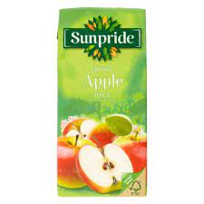 SUNPRIDE APPLE JUICE 1L (RRP £1.29)