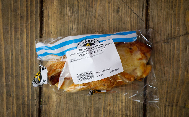 BAKERY-Cheese and bacon puff's (RRP £2.29)