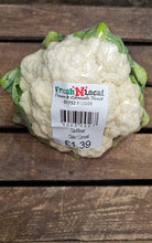 Load image into Gallery viewer, Vegetables - Cauliflower (RRP £1.69) - NEW SEASON
