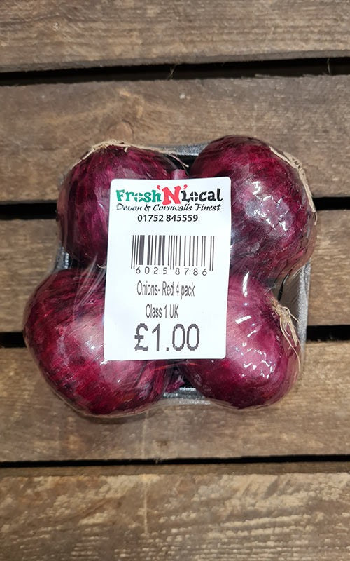 VEGETABLES - Onions: Red 500G pack (RRP £1.00)