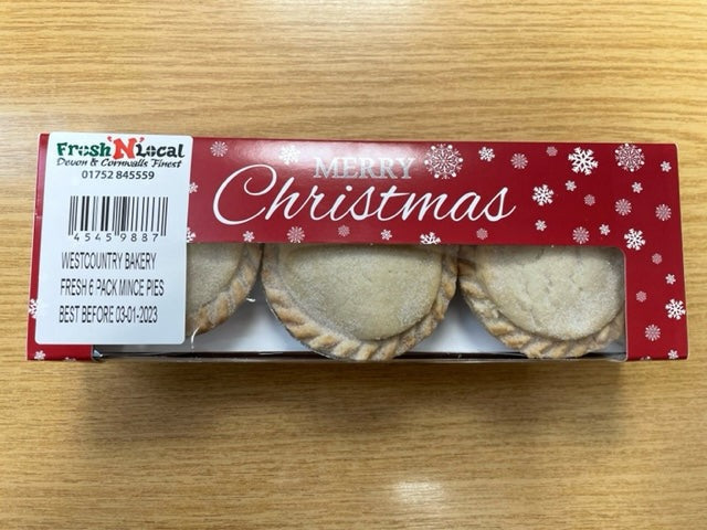 BAKERY - 6 pack mince pies (RRP £4.50)